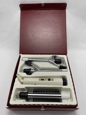 Vintage Conair Twist n Curl Trio Curling Iron Brush 3 Barrel in Case