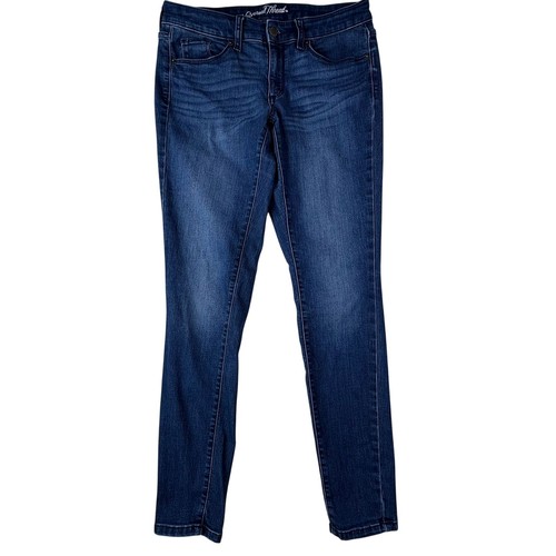 Universal Thread Jeans Womens 4 / 27 Jegging Mid Rise Skinny Dark Whisker Fade