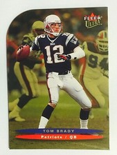 2003 Fleer Ultra Tom Brady Gold Medallion Die Cut Parallel card