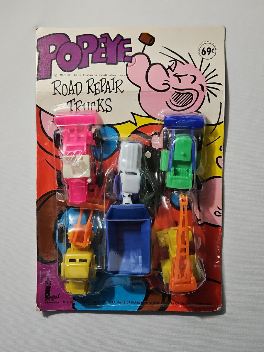 Vintage King Features Syndicate Popeye The Sailorman Road Repair