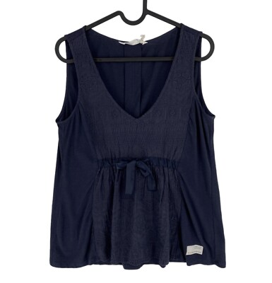 Odd Molly Damen Marineblau Lets Love Ärmelloses Top Größe 2/M