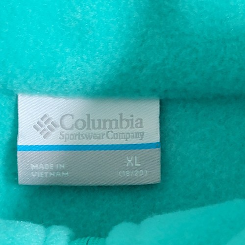 Columbia Jacket Girls XL (18/20) Mint Benton Springs Fleece - Picture 6 of 9