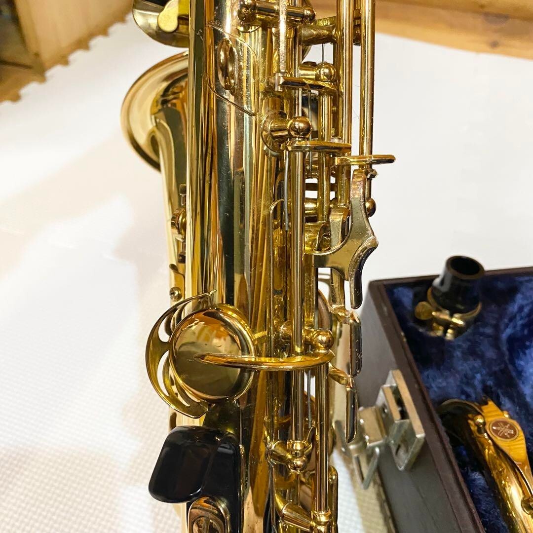YAMAHA YAS62 Alto Sax Saxophone First model Gold lacquer w/ Case used