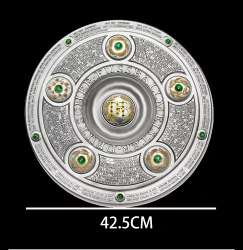 Bundesliga Meisterschale Fußball Meisterschaft Sammlung 42.5*42.5cm Harzig - Bild 5 von 8