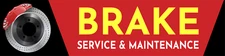 Brake Service  Maintenance  | Laminated Vinyl Decal Sticker Label