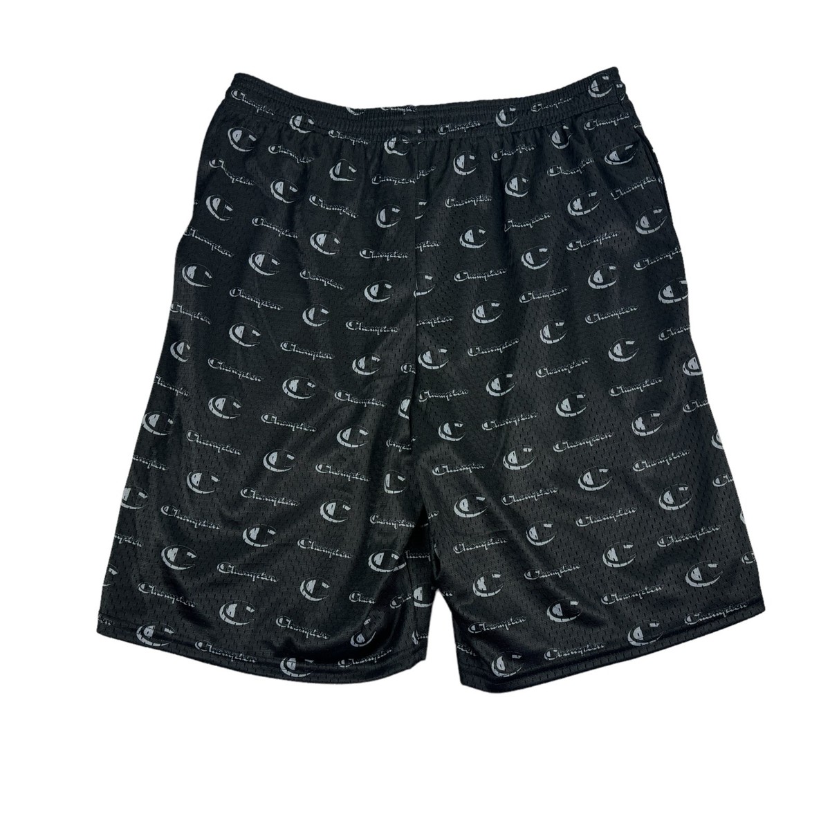 中古　黒　M WIND AND SEA × Champion SHORTS Champion Performance Shorts, Men 38W, Black, Flat Front