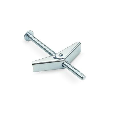 Toggle Bolt Zinc Plated Steel and Wing Nut for Hanging Heavy Items on Drywall...