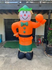 7' Inflatable Scarecrow for Fall or Halloween CUTE