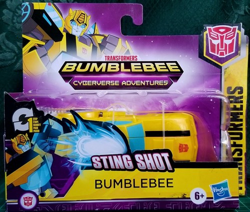 TRANSFORMERS BUMBLEBEE STING SHOT HASBRO 2019 Cyberverse 1-Step AUTOBOT N.I.B. - Foto 1 di 5