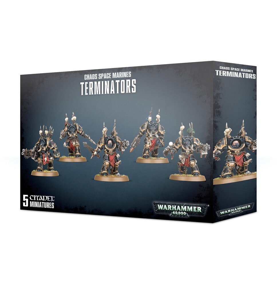 Games Workshop Warhammer 40 000 Chaos Space Marines Terminators Squad - Image 24