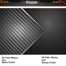 Carbon Fiber Sheet 100x250 300x400 400x500 500X500 500X600X0.5-6MM Full Size