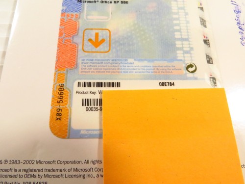 Genuine Microsoft Office XP Small Business Edition SBE w/ Product Key from Dell - Picture 6 of 6