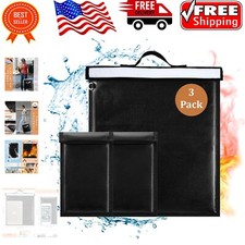 Large Faraday Bag with Handle  Phone Pouches - Fireproof  Waterproof Security