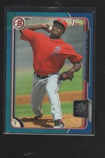 VICTOR ALCANTARA  2015 BOWMAN  PROSPECTS BLUE PARALLEL CARD #BP128   /150