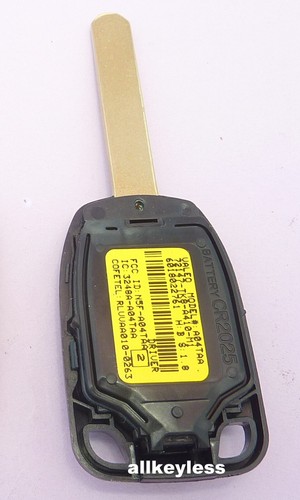 Re-shelled OEM HONDA ODYSSEY keyless remote key fob transmitter N5F-A04TAA dr#2 - Picture 2 of 3