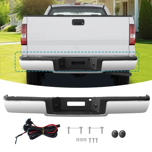 Chrome Rear Step Bumper Assembly For Ford F150 2006 2007 2008 w/o Senser Hole - Picture 11 of 11