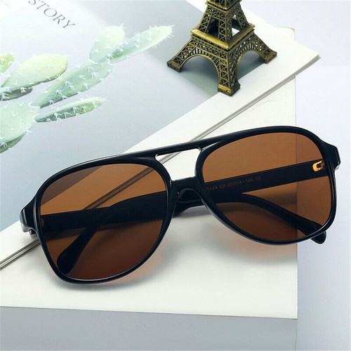 Vintage Retro 70s Sunglasses for Women Men Classic Large Square Frame - Picture 9 of 18