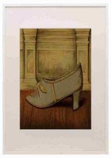 Ladies old fashioned shoes 1885 5 A3 A4 Framed Print Picture