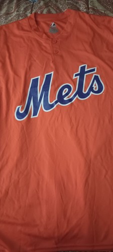 Maglietta da uomo New York Mets Majestic Cool Base 2 bottoni replica MLB taglia XL - Foto 6 di 6