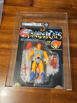 Thundercats LION-O 1985 LJN  22 Back Series 1 MOC Red HAIR AFA 85 80/85/85 CLEAR