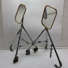 Vintage West Coast Tripod Style Truck Tow Mirrors Camper Ford Dodge Chevy Set2