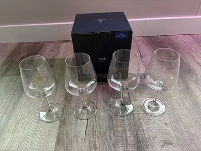 Villeroy & Boch Ovid glass collection, Red Wine Crystal Goblet Set Of 4, NIB - Image 1 of 4