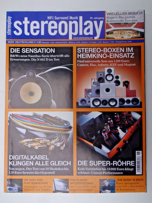 STEREOPLAY 6/05, YAMAHA CDR HD 1300,REVOX M37,McINTOSH MS 300,UNISON PERFORMANCE