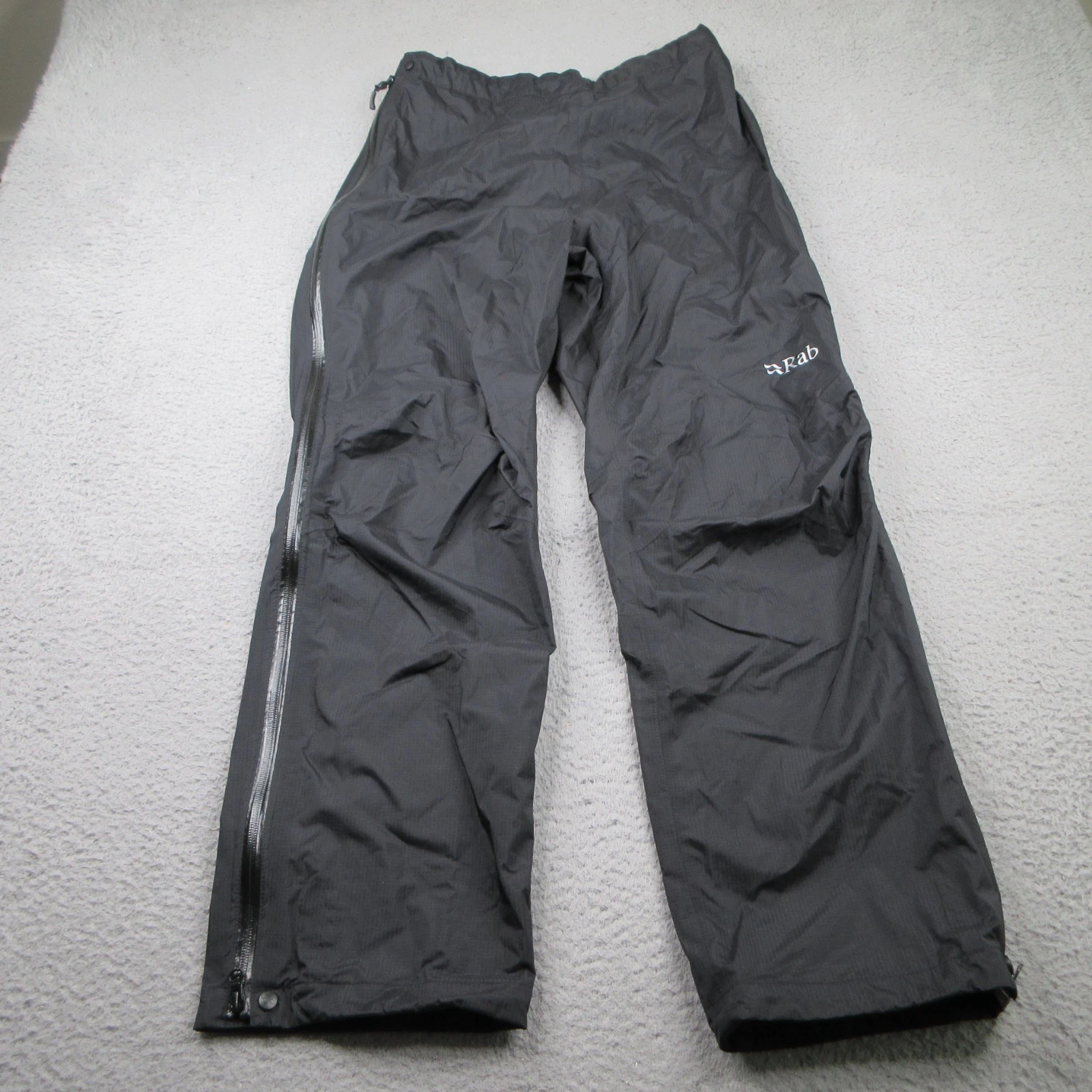 Rab Downpour Rain Pants Mens Large Black Waterproof Windbraker Stretch Zip
Opens in a new window or