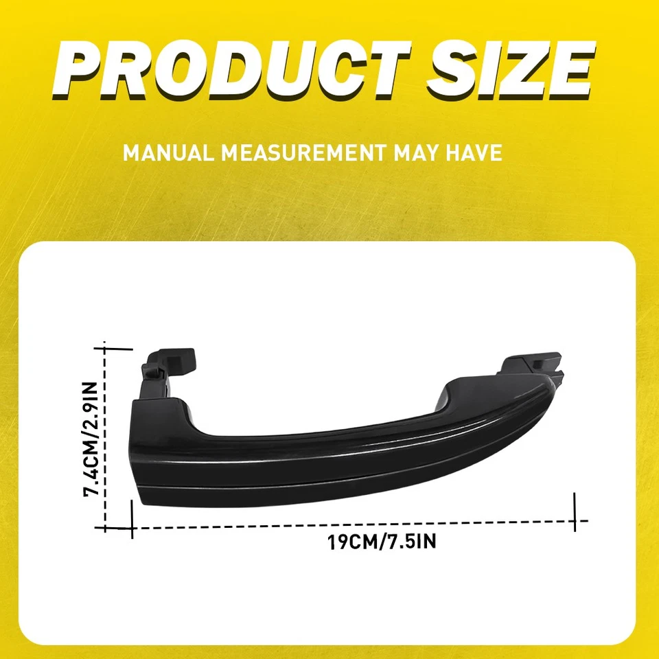 2X Handle Exterior Door Front/Rear For 2015-2020 Left/Right Ford Transit-250 — 第 4/4 张图片