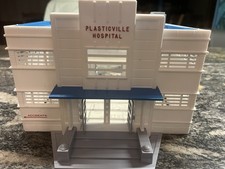 Plasticville HS-6 Hospital Kit O Gauge 1950's Floor Plan Furniture Box