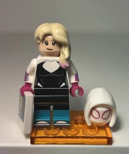 LEGO Spider Gwen Stacy Minifigure 71050 Spiderverse Spider-Man Marvel CMF NEW