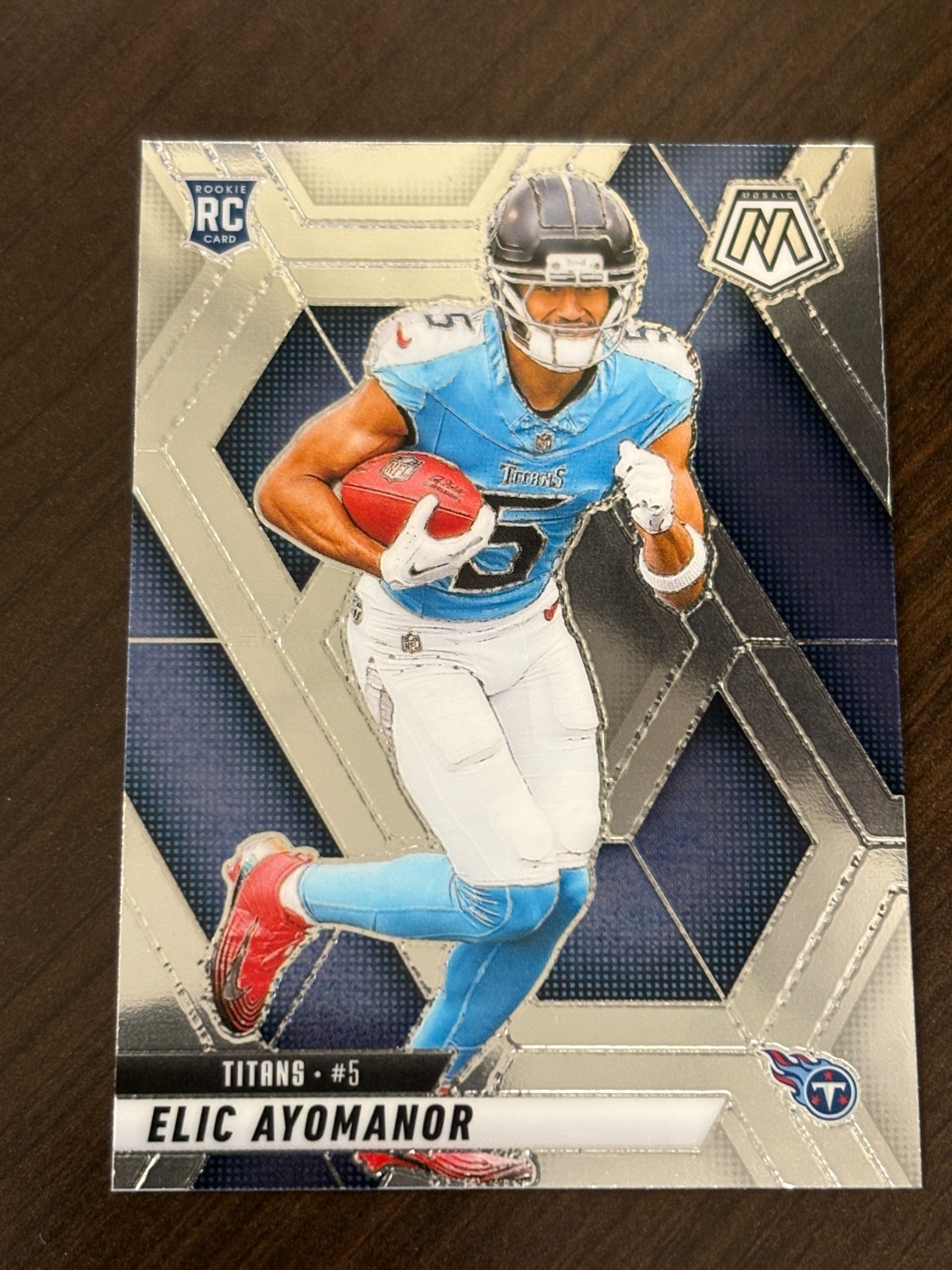 2025 Panini Mosaic Elic Ayomanor RC #333 - Tennessee Titans