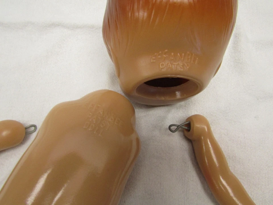 REPRODUCTION EFFANBEE PATSY DOLL PARTS REPAIR DOLL MAKING ARMS LEGS HEAD BODY - Image 4 of 4