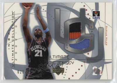 2002-03 Upper Deck Ultimate Collection Game Jerseys 26/250 Darius Miles #DM 1f1i