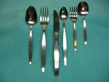Vintage Set of Children's "FrostFire" Silverware Community Oneida Stainless