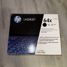 Genuine HP 64X CC364X Black OEM High Yield Toner LaserJet Cartridge New Sealed