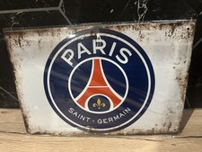Plaque métal vintage Psg Enseigne Panneau Décoration Déco 30x20 CM