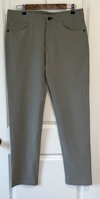 Public Rec Workday Pant Men's sz 33/34 Fog 100% Poly Slim Straight Leg Pant BB10