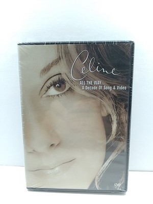 Celine Dion All the Way...A Decade of Song & Video DVD, 2000 New Sealed