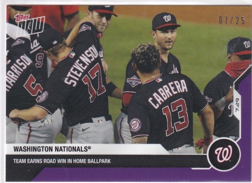 2020 Topps Now 32 WASHINGTON NATIONALS®