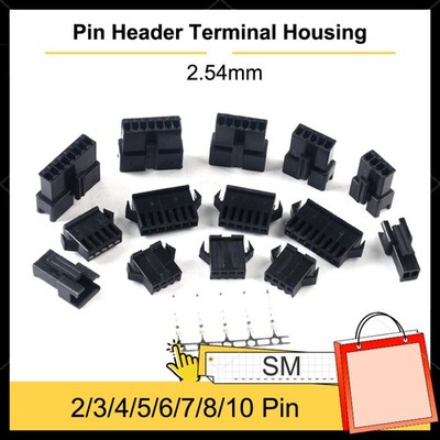 JST SM 2.54mm Pin Header | Terminal | Housing Connector 2/3/4/5/6/7/8/10 Pin