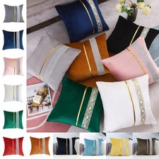 Luxus Samt Kissenhülle Kissenbezug Kopfkissenbezug Sofakissen Neu 45cm 50cm 55cm