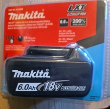 Makita BL1860B-1 18V LXT Lithium-Ion 6.0 Ah Battery