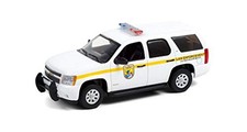 2012 Chevrolet Tahoe White with Yellow Stripes "U.S. Fish & Wildlife Service Law