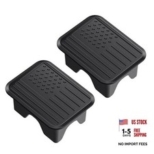 Bed Rail Stake Pocket Covers Compatible with 2019-2026 Dodge Ram All Black Flag