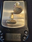 Very Large 14k solid gold cufflinks vintage not engraved 11+ Grams — photo 3