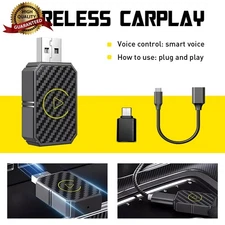 Mini Size 2-in-1 Wireless Carplay&Wireless Auto Adapter For iPhone IOS/Android
