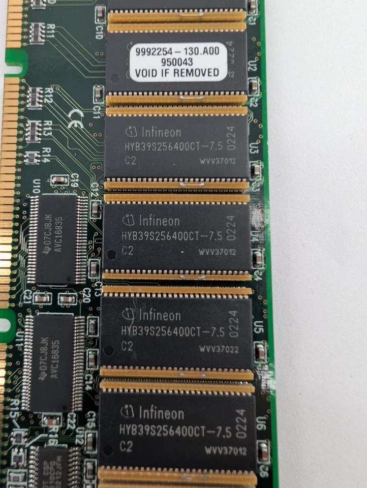 Infineon 1GB PC133 ECC Registered SDRAM 168-Pin DIMM HYB39S256400CT-7.5 - Image 3 of 4