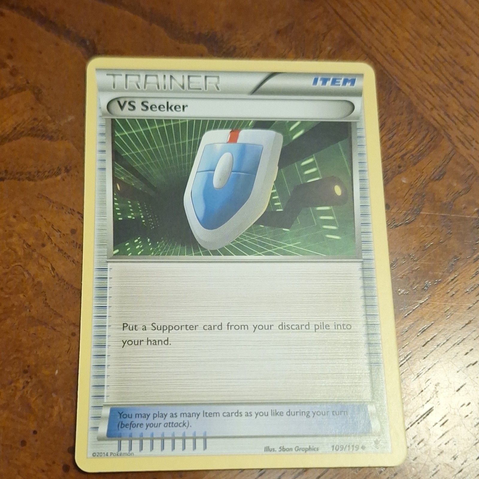 Pokémon TCG VS Seeker 109/119 XY Phantom Forces Trainer Item Uncommon Regular