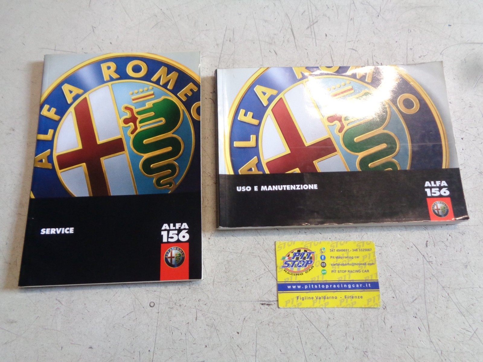 LIBRETTO USO E MANUTENZIONE + SERVICE ALFA ROMEO 156 - ANNO 1997 - ORIGINALE